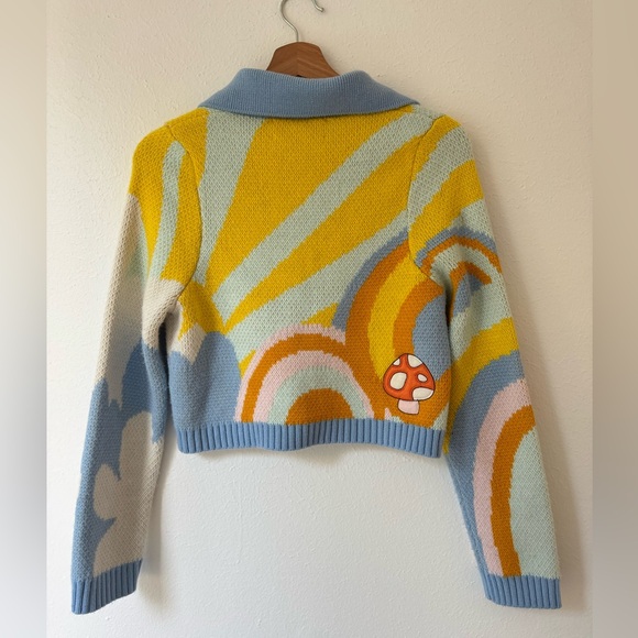 House of Sunny Big Bloom Cardigan Sweater - Picture 9 of 16